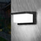 CHENBEN Aplique Pared Exterior,6500K 18W Luz Exterior,IP65 Impermeable Lampara Exterior,Aluminio luz led exterior para decoracion jardin,terraza,porche,patio, garaje