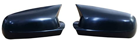 DZSQWETYU Spiegelkappe Auto Glossy Black Ox Horn Rückspiegel Shell Aufkleber Rückspiegel Abdeckkappen Trim Für VW Für Golf Mk4 4 2022 Abdeckkappen