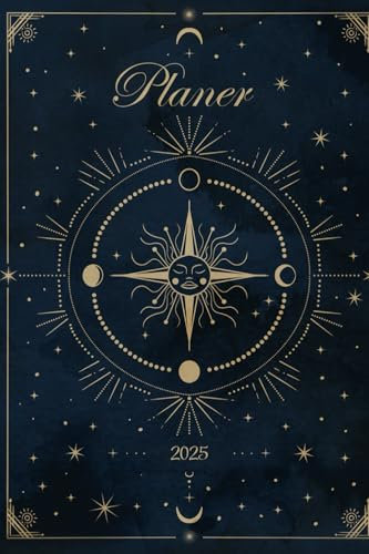 Taschenkalender 2025 - Astrologie & Achtsamkeit: Wochenplaner mit Uhrzeiten (Woche auf 2 Seiten) | Terminplaner für 12 Monate von Januar bis Dezember | DIN A6 (10x15cm) | Terminkalender auf Deutsch