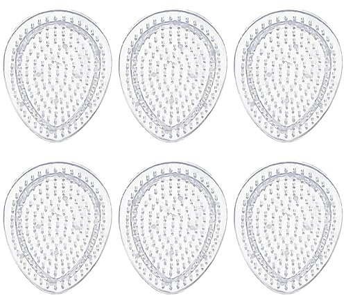 UptVin 6 Pezzi Base Trasparente per Perline da Stirare, Pannello Forato 9x7 cm Base per Perline a Fusione per Progetti Fai da Te e Lavoretti Creativi per Bambini e Adulti