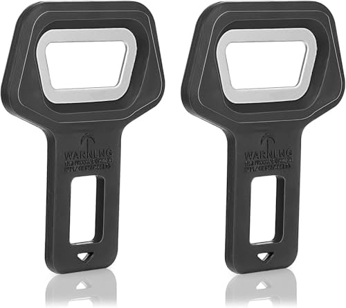 Paquete de 2 abrebotellas universales para coche, llavero de acero inoxidable duradero, accesorios para la mayoría de vehículos, diseño compacto y portátil