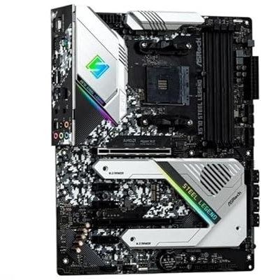 XYYZXKL Fit for ASROCK X570 Steel Legend X570 Socket AM4 DDR4 Cartes mères d'ordinateur
