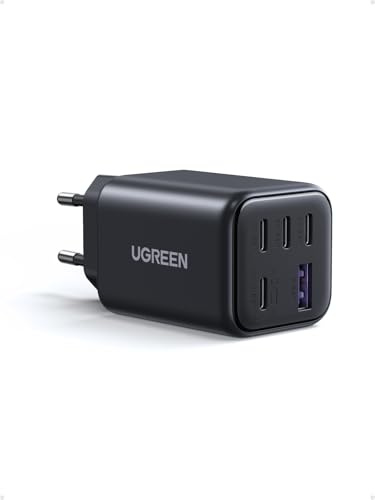 UGREEN 45W USB C-laddare 5-portars GaN-snabbladdare PPS-nätadapter PD-laddare kompatibel med Galaxy S25 Ultra, S24, iPhone 17 Pro Max, MacBook Air, iPad, Tab A8, Pixel 9