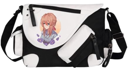 Xinnice Violet Evergarden Merch Sac à bandoulière pour fille Motif anime Violet Evergarden Merch, Type 2, 36*11*26cm