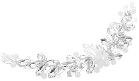 minkissy Accessoire Cheveux Mariage Cristal Peigne Floral Vigne Tête Fleurs Mariée Ornement Tête Mariage Élégant et Confortable pour Mariées