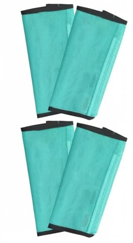 Qianly 4 Piezas Protectores de Patas Transpirables para Caballo Transpirable Polainas Transpirables, Verde