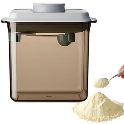 Contenitore Portatile Per Latte In Polvere Contenitore 1700ml A Tenuta | Porta Latte In Polvere Con Misurino Per Casa Cucina Dispensa Asilo