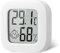 Flintronic Higrometro Digital Termometro, 1Pieza Mini Termómetro interior del higrómetro, Pantalla LED con Logo de Confort para Termometro Ambiental para Oficina Habitación de Bebé Jardín (Blanco)
