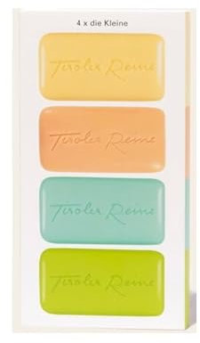 Seife Tiroler Reine +++ Set 3 +++ mit dem Duft der Alpen, mit Sheabutter +++ 120 g +++ EUR 104,17/kg