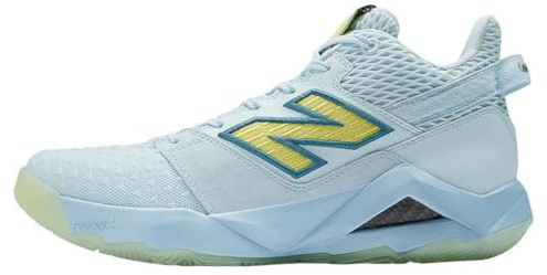 New Balance Women's Coco CG2 Tennis Shoe, Quarry Blue/Firefly/Chrome Blue, 9 M