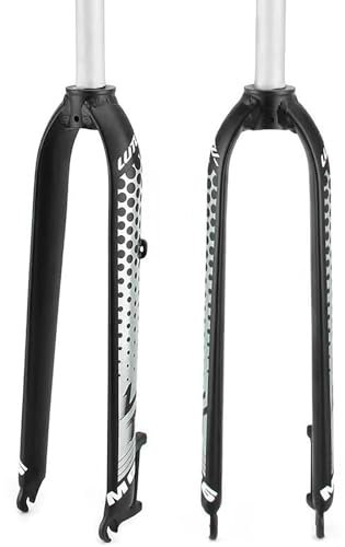 LYMFCFC Forcella per Mountain Bike Forcella Rigida 26 27,5 29 Pollici MTB Anteriore per Mountain Bike 9Mm QR Freno A Disco per Bicicletta B,26in