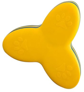 Lpsdssre Casse-tête pour chiens de grande taille, distributeur de friandises pour animaux de compagnie, casse-croûte, multifonction, facile à nettoyer, vert, jaune, pour dressage à mâcher, nourrir et