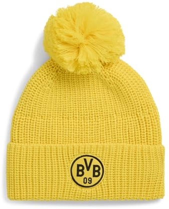 PUMA Mütze BVB Essential Beanie Jr. Faster Yellow - Puma Black gelb