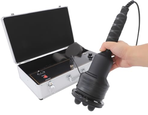 Aparato de masaje vibratorio, aparato de masaje eléctrico antielilitis, con 5 cabezas, para personas obesas naturalmente, personas que hacen dieta y aquellos que tienen frío y humedad