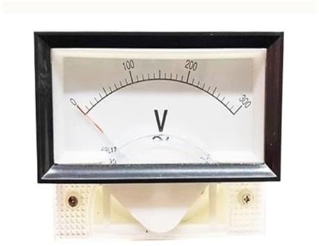Amperometro analogico 1PC 69L17-V AC Misuratore analogico diretto Pannello Misuratore di tensione Corrente 85 * 46MM(AC300V)