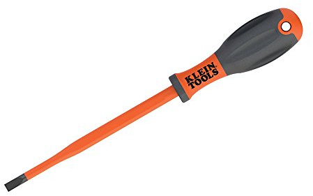 150 mm VDE Insulated Screwdriver, 6.5 mm CAB Tip Klein Tools 32245INS, Orange