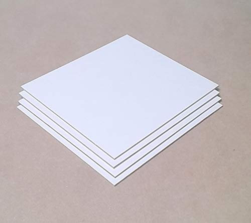 Eine 3mm starke MDF Platten beidseitig weiß. Maße : 600x200mm. Sondermaße.