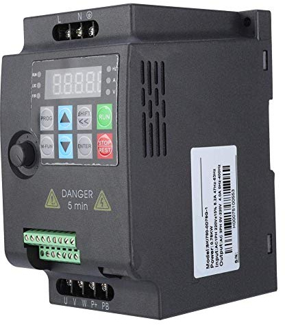 Convertisseur de Fréquence Inverseur Variable, SKI780 220V/380V 0.75/1.5/2.2kW Mini Contrôle de Vitesse Moteur de Broche (220VAC 0.75kW)