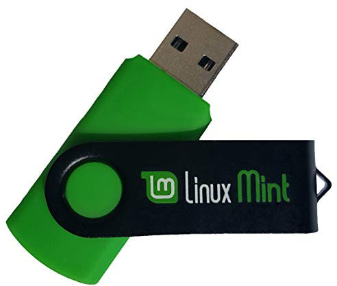 Linux Builder Apprenez à utiliser, Mint Cinnamon 21 Clé USB bootable 8 Go – Comprend un guide de réparation et d'installation du coffre (français non garanti)