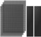 MoKo 400x300 mm Filtro Antipolvere PC, 4 Pezzi DIY Rete Antipolvere in PVC con Cornice Magnetica, Griglia a Rete PC Filtro Antipolvere Ventola di Raffreddamento per Computer per Case PC - Nero