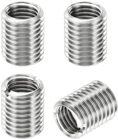 PATIKIL 4Stk Gewinde Adapter Hülse Reduzier Mutter M20x2.5 Männlich auf M16x2 Weiblich Reparatur Einsatz Mutter Schraube Reduzierer Edelstahl Befestiger 25mm