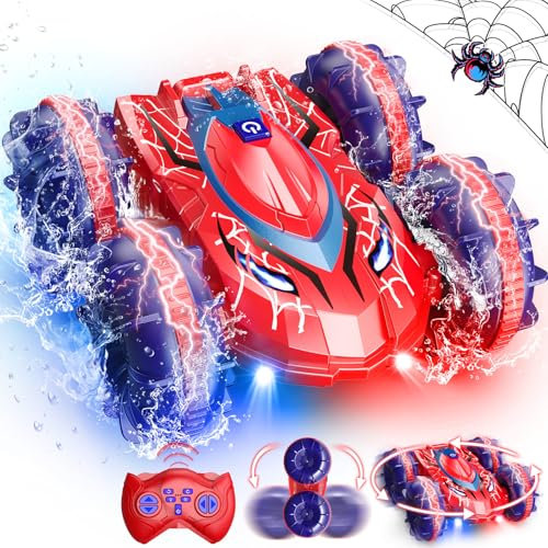 Dreamlandia Macchina Telecomandata per Bambini, Spider Giochi Bambini 3 4 5 6 7 8 9 10 anni Regalo Bambino 4 5 6 7-9 anni Maschio Giocattoli Bambino 3-10 anni Macchine per Bambini Radiocomandata