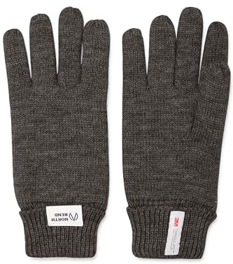 NORTH BEND NBRamon Unisex Handschuhe Fingerhandschuhe Outdoor atmungsaktiv wärmend, Größe:XXL, Farbe:Dark Grey Melange (1011)