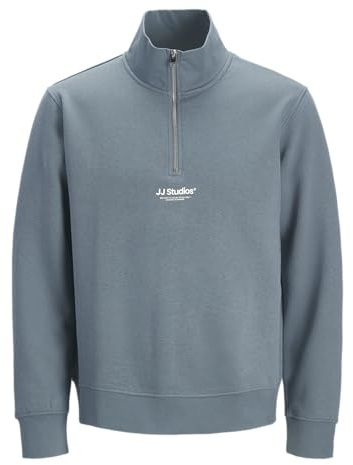 JACK & JONES Herren Jjesoho Sweat Quarter Zip Hn Noos Jnr Jjesoho Sweat Quarter Zip Hn Noos Jnr (1er Pack)