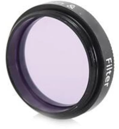 Teleskop 2 Stück sechsfarbiger Nebelfilter 1,25 Zoll 31,7 mm Mondfilter(Purple)