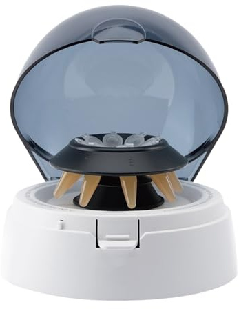 Centrifugeuse Mini centrifugeuse 7000 tr/min for laboratoire, PCR, plasma 2680 x g, microcentrifugeuse for tubes de 0,2/1,5/2 ml pour la recherche scientifique