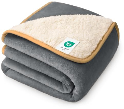 luciphia wasserdichte Hundedecke,Waschbare Decke für Kleine Hunde Katzen | Reversibel, 3-lagig, wasserdichte Schicht Decke, Schutzdecke für Sofa, Couch, Auto, maschinenwaschbar, Zuhause & unterwegs