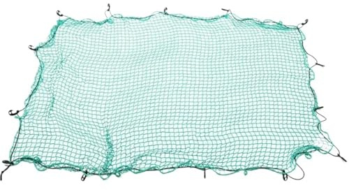 ZWCSHUU Rete per rimorchio con Corda Elastica Rete for rimorchi da carico Resistente for Cavo in Rete for rimorchio for Camion con Ganci 15 Pezzi for(2x3.0Meter)