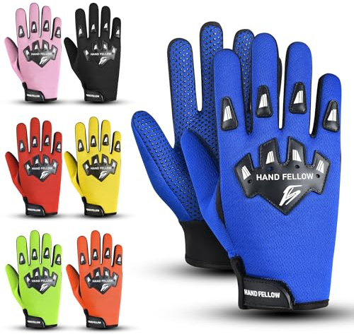Hand Fellow kids motocross gloves bike gloves with Ultimate Protection cycling gloves Essential motorbike gloves dirt bike & bmx gloves