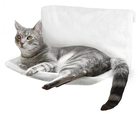 Petlicity Warm and Cosy Pet Cat and Dog Radiator Bed -Strong and Durable (White)