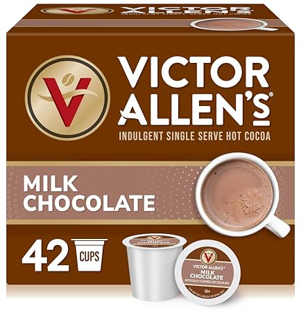 Victor Allen Lot de 42 tasses à café, chocolat au lait et cacao chaud à portion unique