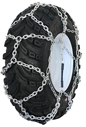 Grizzlar GTN-523E Schneeketten 14x4.00-6 - Netzketten für ausgezeichneten Griff - Legierter Manganstahl für lange Haltbarkeit - D-Glieder für besseren Griff - Für 14x4.00-6 Reifen