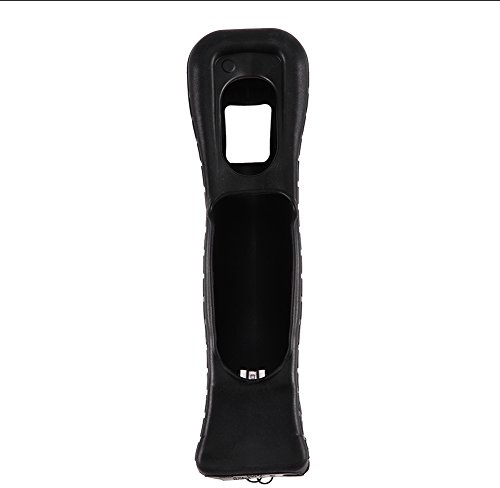 Topiky Motion Plus MotionPlus-Sensoradapter und Silikon-Hülle für Remote Controller(schwarz)
