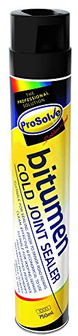 Prosolve Bitumen Cold Joint Sealer Aerosol 750ml Adhesive tack Coat Tarmac & Gutter Sealer