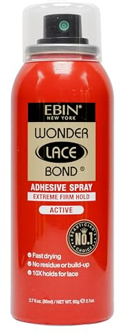 EBIN New York - Wonder Lace Bond Klebespray - Aktiv, 80 ml