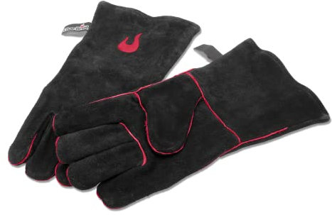 Char-Broil 140110 Leder-Grillhandschuhe, schwarz, 33,5 x 17 x 1 cm