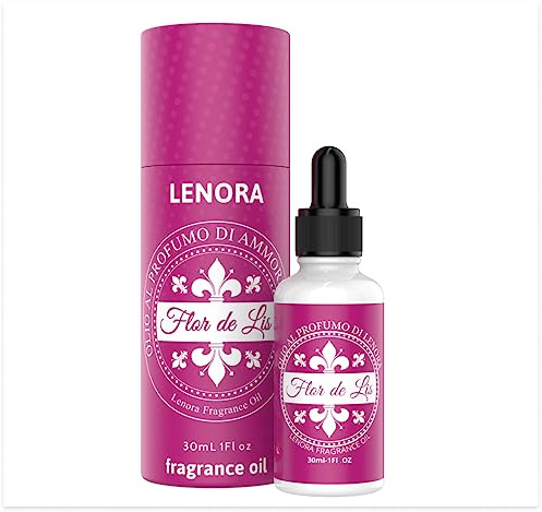 Flor De Lis Exklusiver Duft für Trockner, Puder-Duftöl, Raumduft, Aromen Essenzen für Diffusoren mit Stäbchen (Lenora Duft)