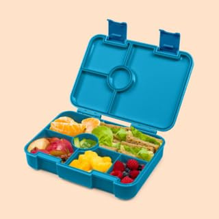 schmatzfatz Lite Brotdose für Kinder – Leichte Bento-Box mit 4-6 Fächern, BPA-frei aus Tritan, Auslaufsicher und Spülmaschinenfest, für Schule, Kita und Ausflüge