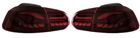 DM Autoteile 137203 Heckleuchtensatz hinten links/rechts kompatibel für VW Golf VI (5K1)