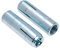 M10 ancoraggi a parete drop-In, ancoraggio ad espansione in acciaio zigrinato con filettatura interna, 10 mm x 40 mm goccia nel manicotto del bullone, spina, ancoraggio per calcestruzzo (10 pezzi)