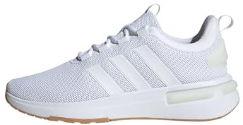 Adidas Herren Racer TR23 Shoes, Cloud White/Cloud White/Gum, 42 2/3 EU