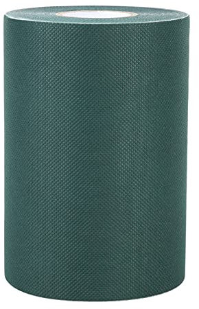 Gavigain 2 Couleurs 150mm × 10m Ruban d'herbe Ruban De Couture De Gazon Artificiel Ruban De Pelouse Ruban Adhésif d'herbe De Tapis d'herbe(Plus Vert)