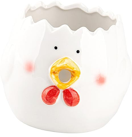 MAGICLULU Ceramic Egg Separator Chick Yolk Divider Egg White Separator for Kitchen
