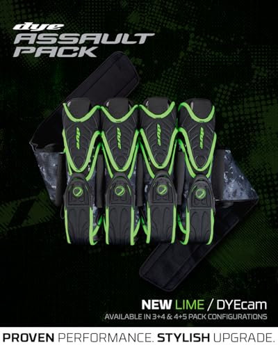 Dye Battle Pack schwarz/lime 4+5