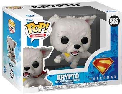 Funko Pop! DC: Superman 2025- Krypto - samlarfigur i vinyl - presentidé - officiella varor - leksaker för barn och vuxna - filmfans