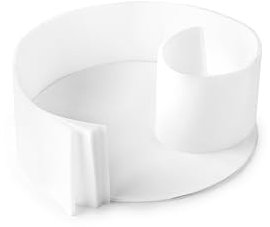 IBILI - Papel Antiadherente Precortado para Molde Redondo de 20 cms, Set de 12 bases + 12 laterales